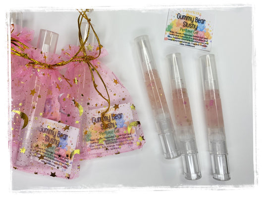 Gummi Bear Slushy perfume pen detail showing 6ml size and BathWerx branding