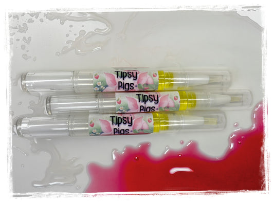 BathWerx Nail & Cuticle Repair Pen in Tipsy Pigs — hydrating cuticle oil treatment