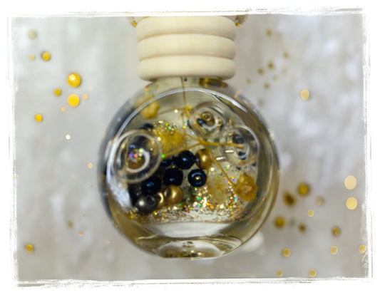 Smokey Mountains scented car charm - cypress, pine & smoked patchouli fragrance hanging air freshener by BathWerx