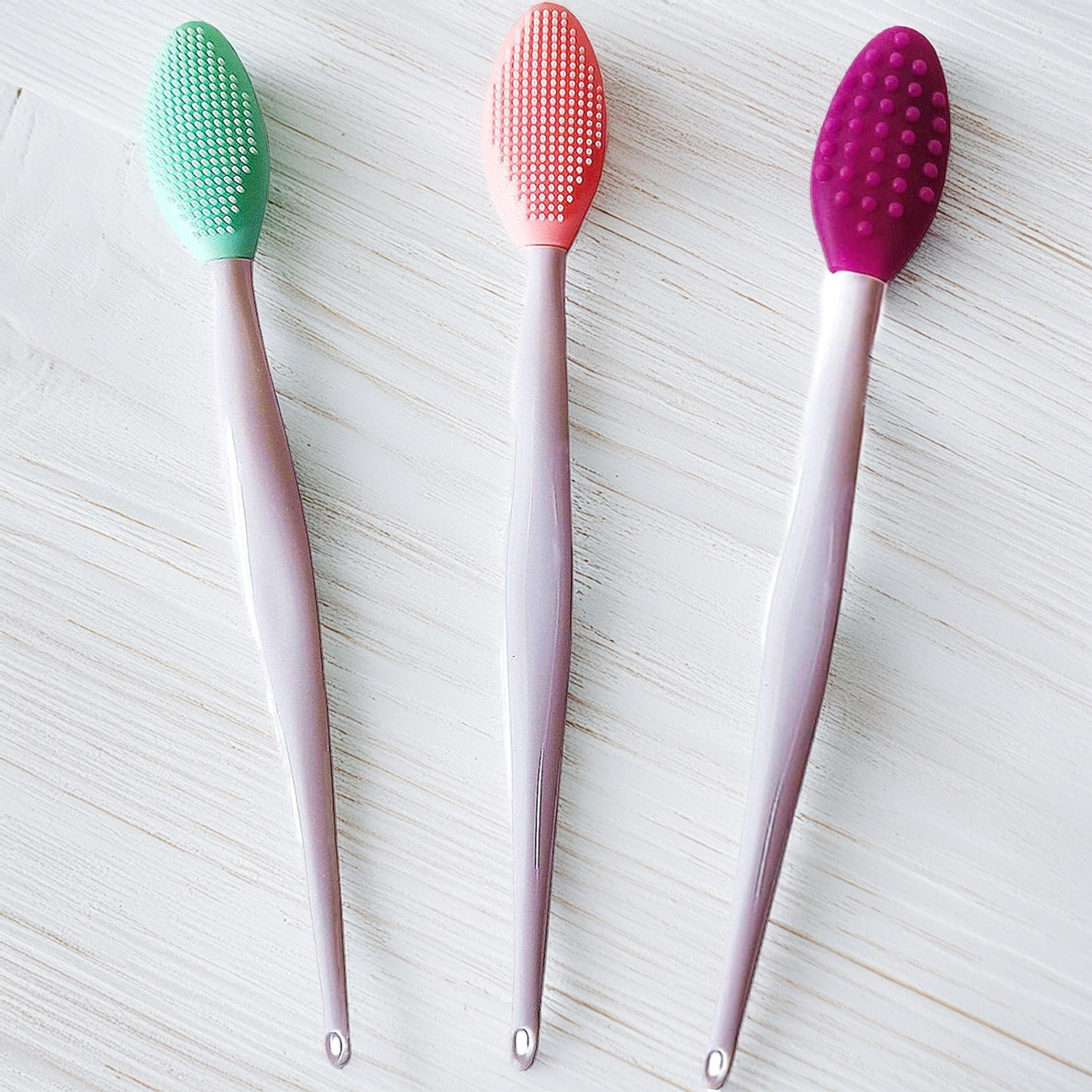 Double Sided Silicone Lip Exfoliating Brush