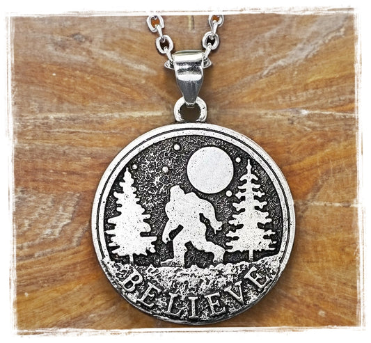 Sasquatch Pendant Necklace